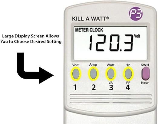 P3 P4400 Kill A Watt Electricity Usage Monitor