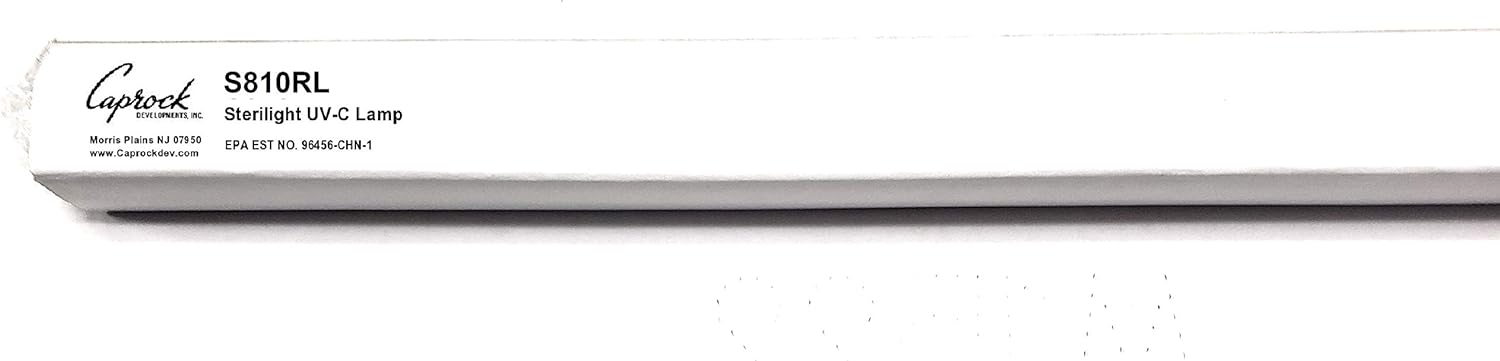 Kompatibler Ersatz der Marke Caprock für die UV-C-Lampe STERILIGHT S810RL für S8Q, S8Q-PA, S8Q-Gold, SSM-37 und mehr, jedoch nicht von STERILIGHT/VIQUA hergestellt 