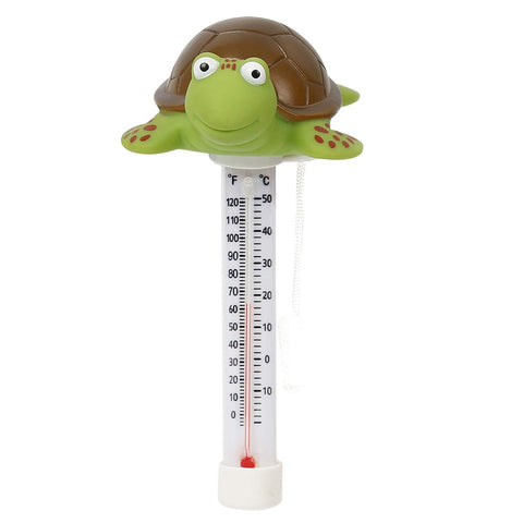 XY-WQ 2er-Pack schwimmendes Pool-Thermometer, große Größe, leicht ablesbare Wassertemperatur mit Schnur für Außen- und Innenschwimmbäder und Spas 