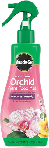 Miracle-Gro Niebla alimenticia para plantas de orquídeas lista para usar, 8 oz., alimento para orquídeas que alimenta las plantas al instante, 2 unidades 