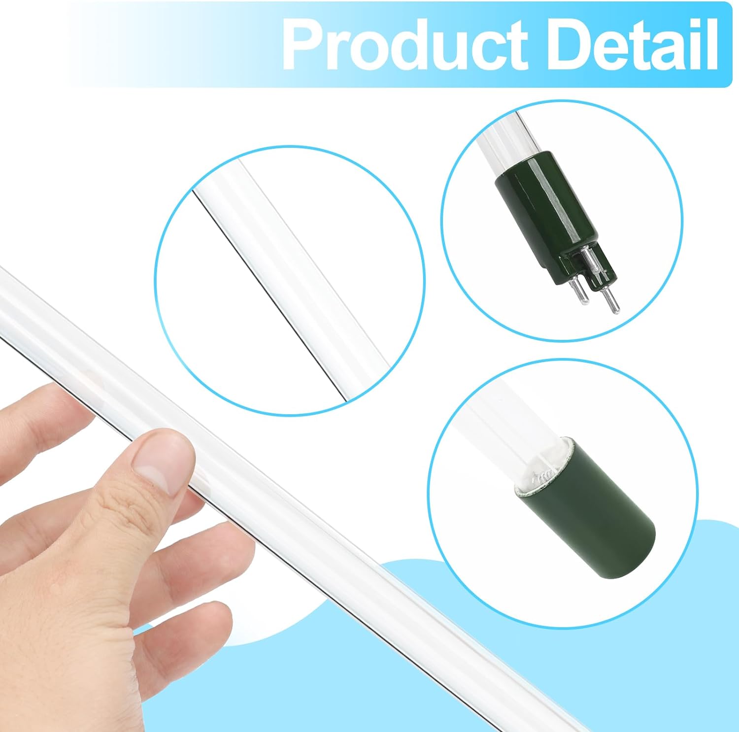 GUOJINJISM S463RL UV-Lampen-Ersatz für Wassersystem, UV-Lampen-Ersatz, kompatibel mit S5Q-PA, S5Q-PA/2, S5Q, S5Q/2, S5Q-Gold, S5Q-Gold System 