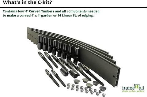 C-Kit 4ft. Gebogener Hochgarten-/Einfassungssatz