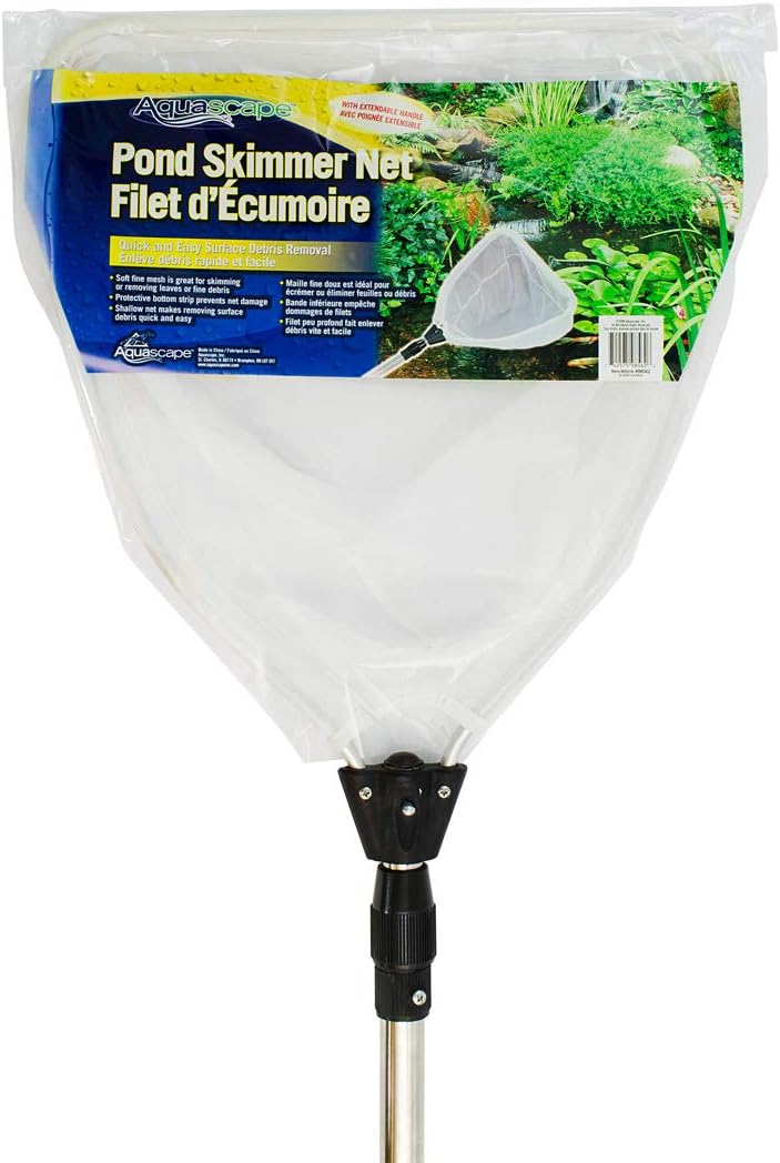 Aquascape 98562 Heavy Duty Pond Skimmer Net with Extendable Handle