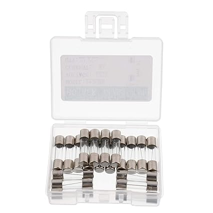 BOJACK F5AL125V 5x20 mm 5 A 125 V fuses 0.2x0.78 Inch 5 amp 125 Volt Fast-Blow Glass Fuses(Pack of 20 Pcs)