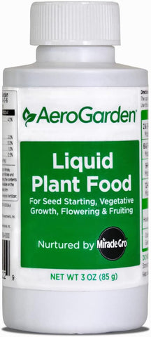 Fertilizante líquido para plantas Miracle-Gro AeroGarden para uso en jardines interiores hidropónicos AeroGarden, 3 fl. onz. 