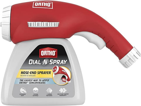 Ortho Dial N Spray Schlauchendsprühgerät für flüssige Unkraut- und Insektenvernichter, Fungizide und Düngemittel mit 14 Verdünnungseinstellungen 