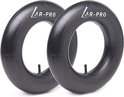 AR-PRO 4.80/4.00-8" Heavy Duty Replacement Inner Tube with TR-13 Straight Valve Stem (2-Pack) - for Wheelbarrows, Mowers, Hand Trucks and More