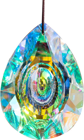 H&D HYALINE & DORA 89mm/3.5in Hanging Chandelier Crystals Prisms for Window Suncatchers Chandelier Parts Rainbow Maker Pendants