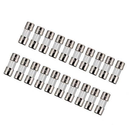 BOJACK Mini Fuse 3.6x10mm 3A 3amp 125V 0.14x0.39 Inch F3AL125V Fast-Blow Glass Fuses(Pack of 20 Pcs)