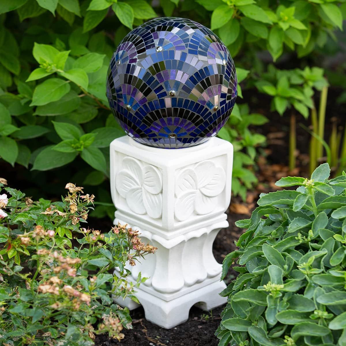 Echo Valley 4033 Lotus Pedestal Globe Stand