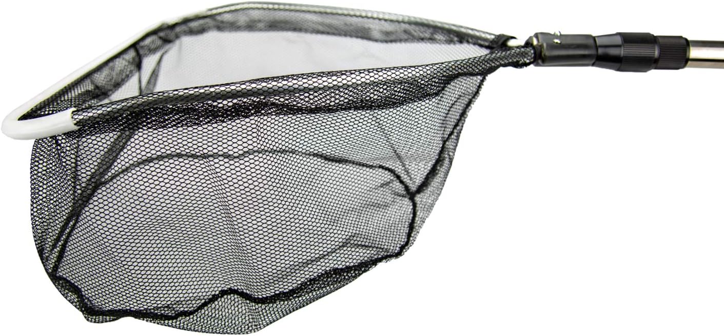 Aquascape 98560 Heavy-Duty Pond and Fish Net, Extendable Handle, Packs, Silver