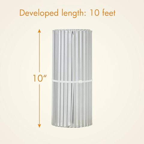 Gardzen Metal Landscape Edging, 10 Inch Tall Corrugated Garden Edging, Metal Garden Edging Border for Lawn DIY Flower Beds