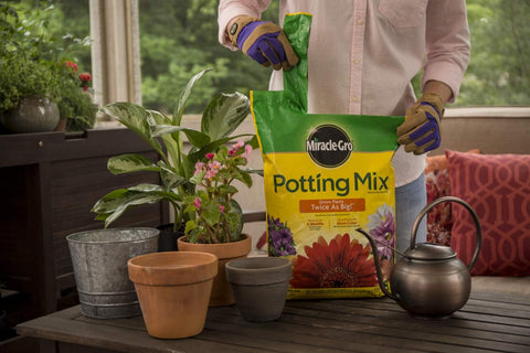 Miracle-Gro Blumenerde, 8 qt. (2er-Pack) 