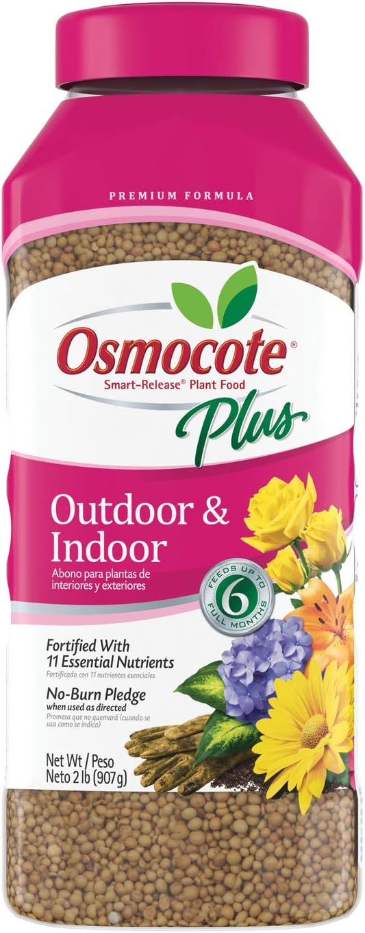 Osmocote Smart-Release Plant Food Plus exterior e interior, 2 lb. 