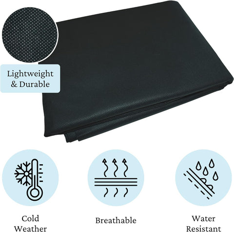 the Planket 11200 10 x 20 ft Frost Protection Plant Cover, Rectangular, Dark green