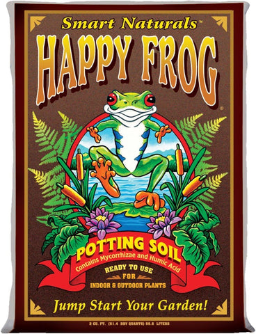 FoxFarm FX14047 2 Kubikfuß FoxFarm Happy Frog Blumenerde 
