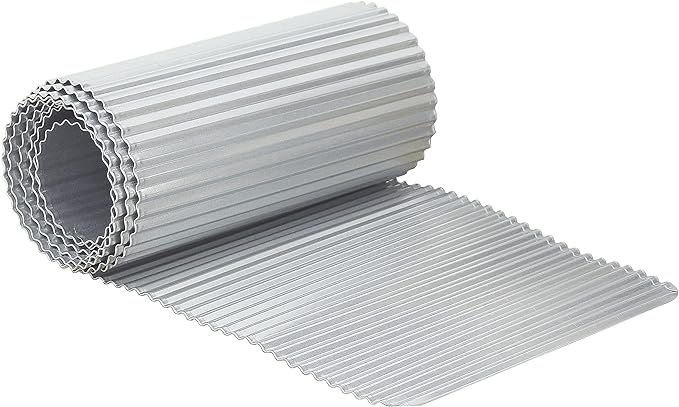 Gardzen Metal Landscape Edging, 10 Inch Tall Corrugated Garden Edging, Metal Garden Edging Border for Lawn DIY Flower Beds