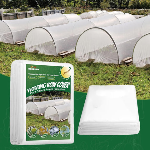 kopotma 10Ftx30Ft Winter Plant Covers Freeze Protection, Raised Garden Bed Cover for Winter, Frost Cloths for Outdoor Plants Plant Blankets Frost Covers Floating Row Cover