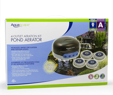 Aquascape 75001 Pond Air 4 (Quadruple Outlet Aeration Kit)