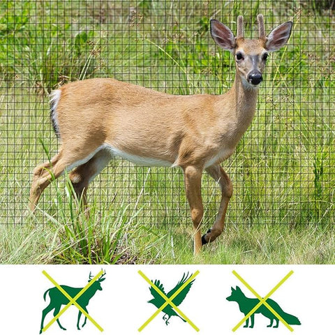 Feitore Deer Fence Netting, 7 x 100 Feet Anti Bird Deer Protection Net Reusable Protective Garden Netting for Plants Fruit Trees Vegetables Against Birds and Other Animals