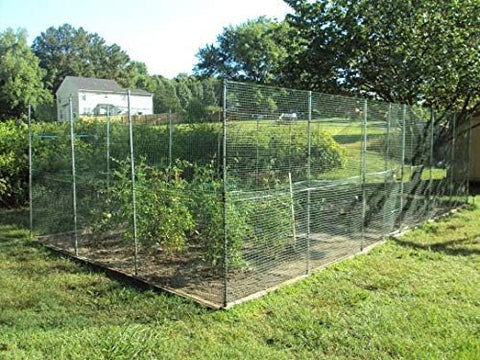 BOEN Valla de jardín barrera temporal al aire libre para perros, conejos o ciervos, malla de pástico para jardín, protección para plantas (40 x 25 Kuchen, weiß) 