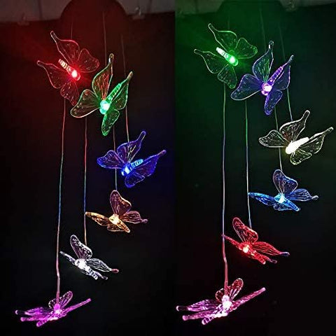 Campanilla de viento solar de colibrí al aire libre, regalo para papá, mamá, abuela, esposa, hija, hermana, tía, abuela, mujeres, decoración al aire libre para patio, jardinería