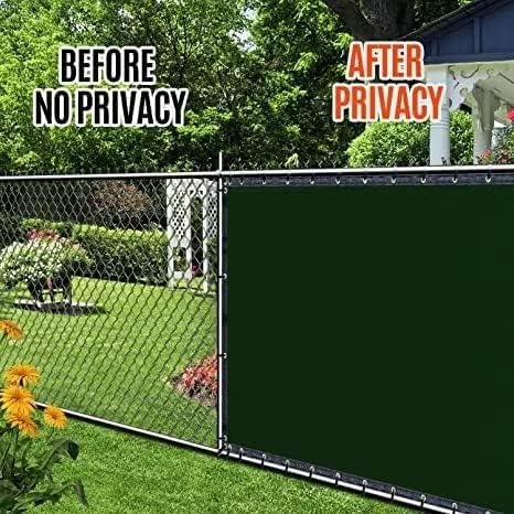 AofeiGa 180GSM 6ft x 50ft Fence Privacy Screen Heavy Duty Fence Cover Garden Wall Backyard Black