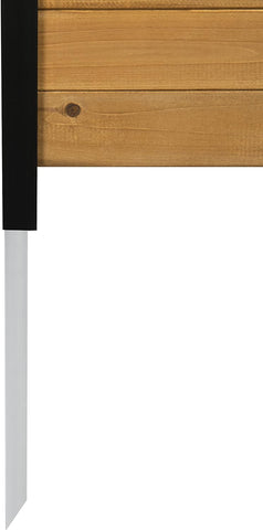 Enclo Privacy Screens EC18009 Charleston - Kit de valla de privacidad para exteriores de madera, con listones sin excavación, 38 pulgadas de ancho x 42 pulgadas de alto, 2 paneles