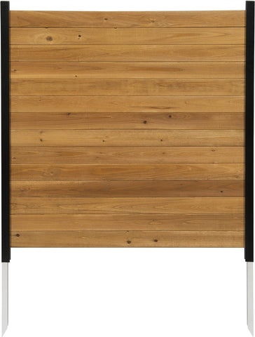 Enclo Privacy Screens EC18009 Charleston - Kit de valla de privacidad para exteriores de madera, con listones sin excavación, 38 pulgadas de ancho x 42 pulgadas de alto, 2 paneles